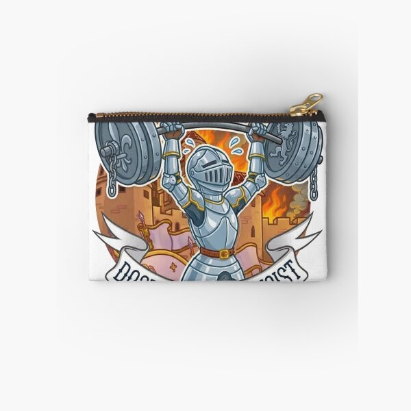 Item preview, Dost Thou Even Hoist Knight Gym Sticker designed and sold by devonclemon.