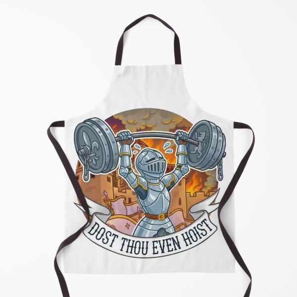 Item preview, Dost Thou Even Hoist Knight Gym Sticker designed and sold by devonclemon.