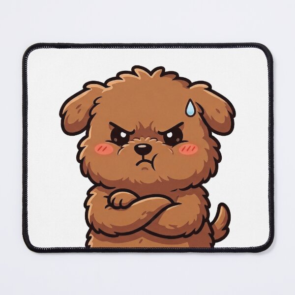 Item preview, Grumpy Fluffy Puppy designed and sold by HoloHugDesigns.