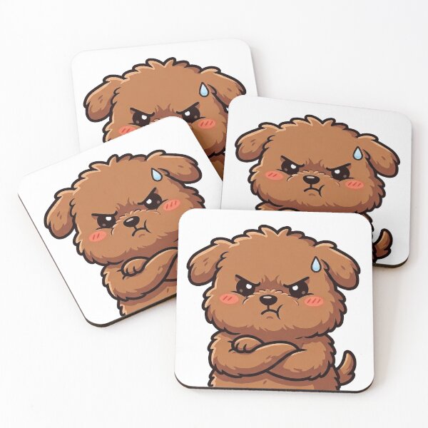 Item preview, Grumpy Fluffy Puppy designed and sold by HoloHugDesigns.