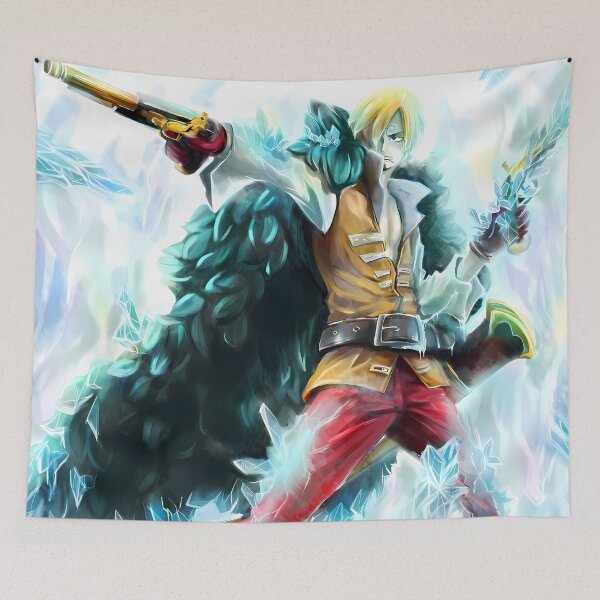 Item preview, Sanji Vinsmoke One Piece Frost Prince Action Aura designed and sold by GABRIELMURPHY.