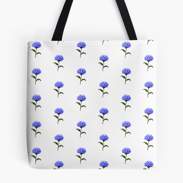 Item preview, Cute Blue Cornflower Botanical Floral Watercolor Sticker designed and sold by Little Bloom Studio.