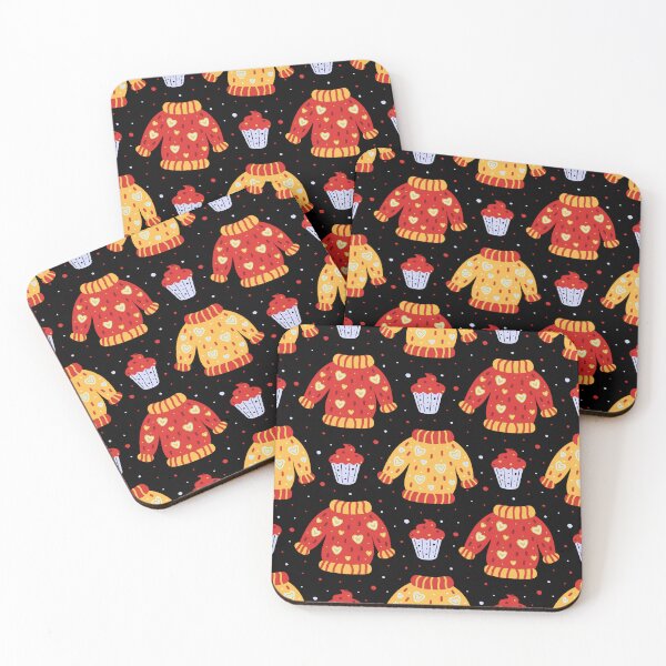 Item preview, Christmas Ugly Sweaters Red, Yellow And Black Pattern designed and sold by DEC02.