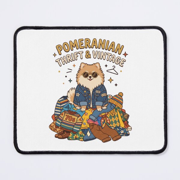 Item preview, Pomeranian Thrift Vintage Retro Fashion Streetwear designed and sold by PictoVibe.