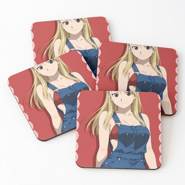 Item preview, Riza Hawkeye Fullmetal Alchemist Casual Blue Overalls Portrait designed and sold by GABRIELMURPHY.