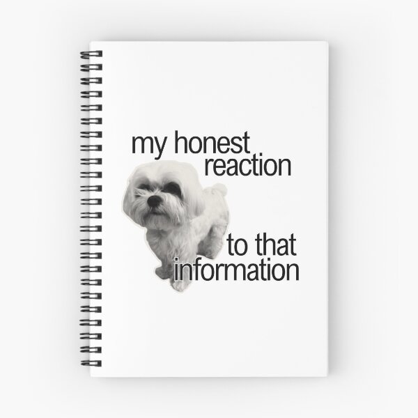 Item preview, dog my honest reaction funny pinterest meme designed and sold by renmei-studios.