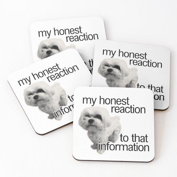 Item preview, dog my honest reaction funny pinterest meme designed and sold by renmei-studios.