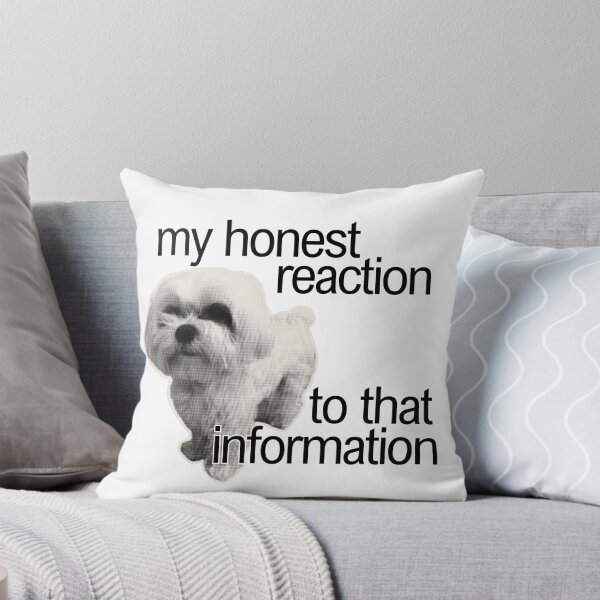 Item preview, dog my honest reaction funny pinterest meme designed and sold by renmei-studios.