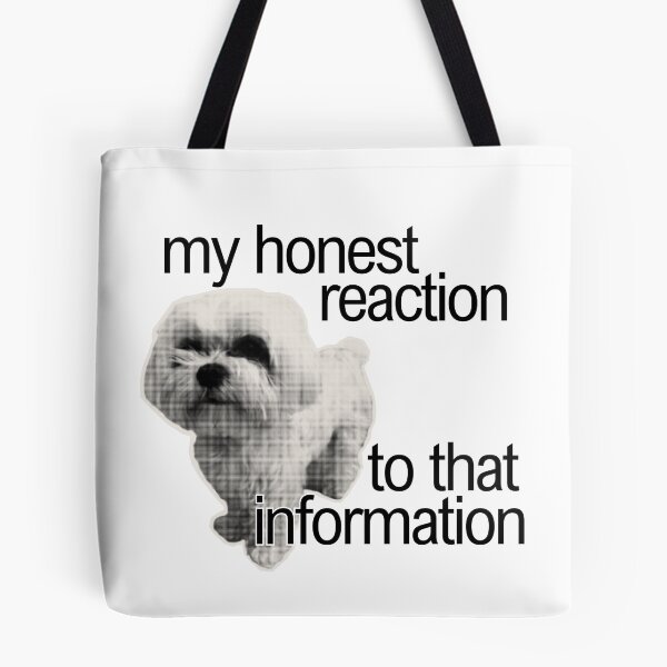 Item preview, dog my honest reaction funny pinterest meme designed and sold by renmei-studios.