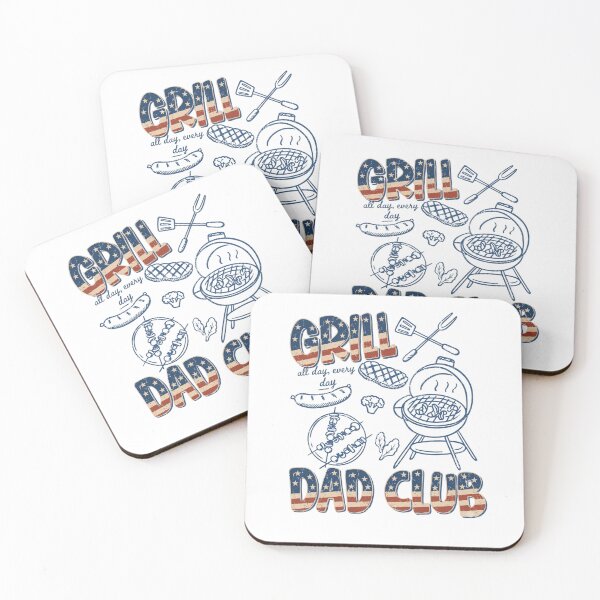 Item preview, Grill Dad Club BBQ Steak Sausage Funny Father's Day Gift designed and sold by HBDStudio.