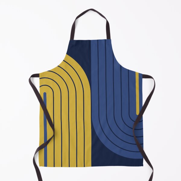 Item preview, Arch and Line Minimalist Luxury Midnight and Gold Geometric Art designed and sold by nineFlorals.