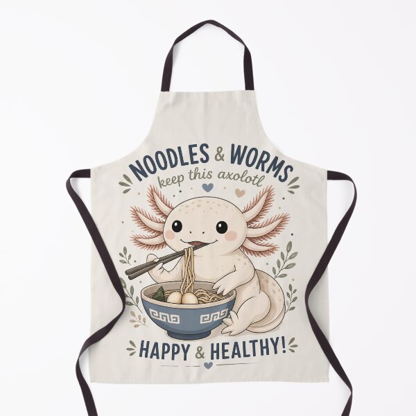 Item preview, Noodles & Worms Ramen Axolotl designed and sold by Weirdwildco69.