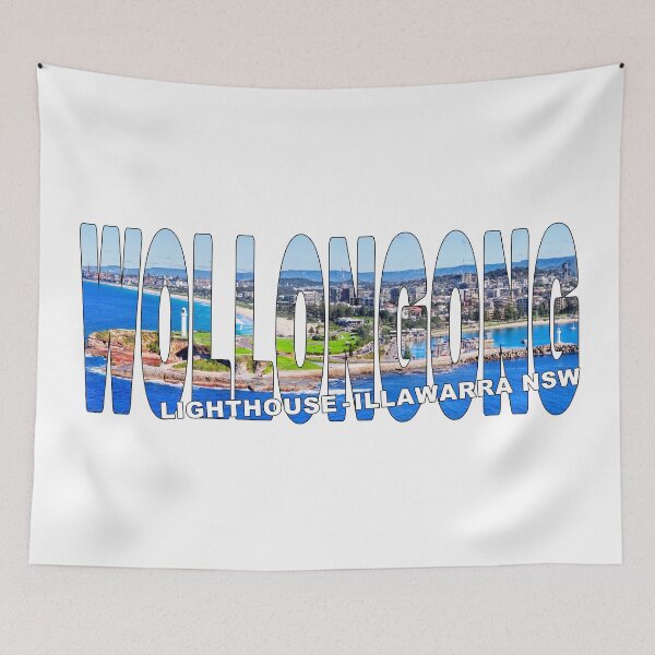 Item preview, WOLLONGONG Lighthouse Illawarra NSW - Wollongong Beach Sunny Day designed and sold by Adam Gormley.