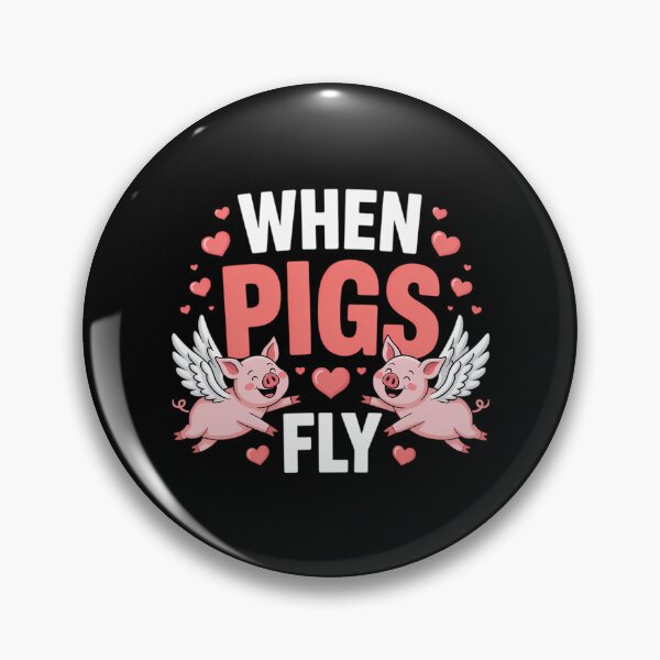Item preview, When Pigs Fly Piggy designed and sold by sailorjessiArt.