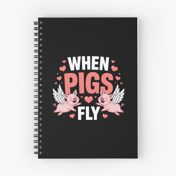 Item preview, When Pigs Fly Piggy designed and sold by sailorjessiArt.