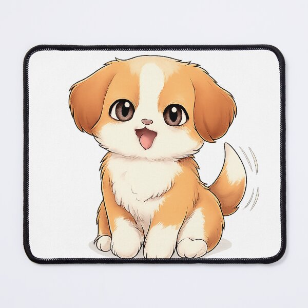 Item preview, Happy Pup | Friendly Dog Companion  designed and sold by SilkBrushDreams.