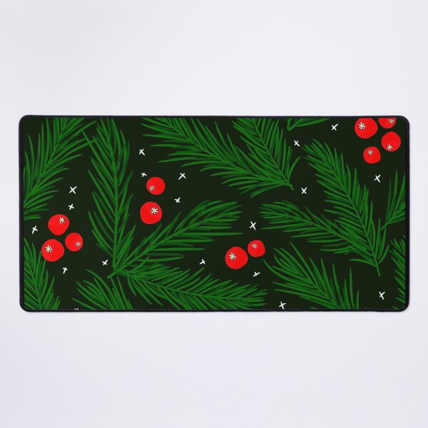 Item preview, Winter Pine Branches With Red Berries Colorful Pattern designed and sold by DEC02.