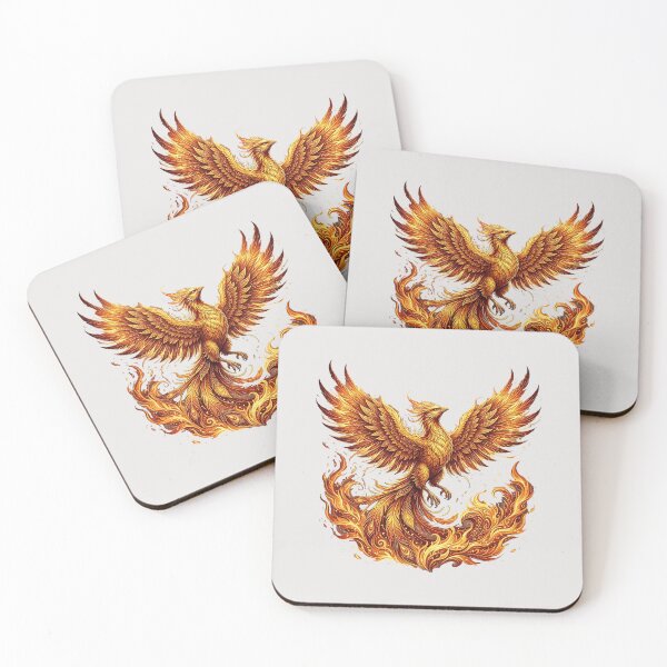 Item preview, Radiant Phoenix Rising - Symbol of Hope & Rebirth designed and sold by Ponsak.