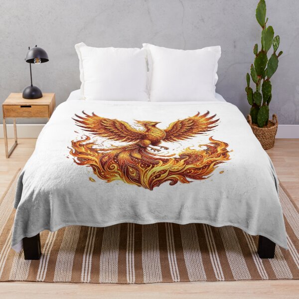 Item preview, Radiant Phoenix Rising - Symbol of Hope & Rebirth designed and sold by Ponsak.
