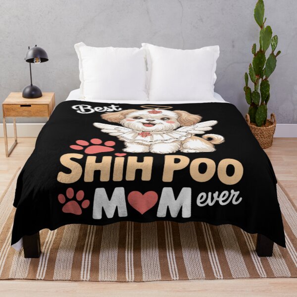 Item preview, Girl Dog Best Shih Poo Mom Ever Mother Life Fur Baby Love designed and sold by sailorjessiArt.