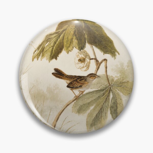 Item preview, Swamp Sparrow Botanical Illustration designed and sold by Candice Davis.