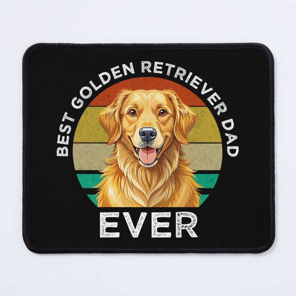 Item preview, Best Golden Retriever Dad Ever designed and sold by Cat Lady Designs.