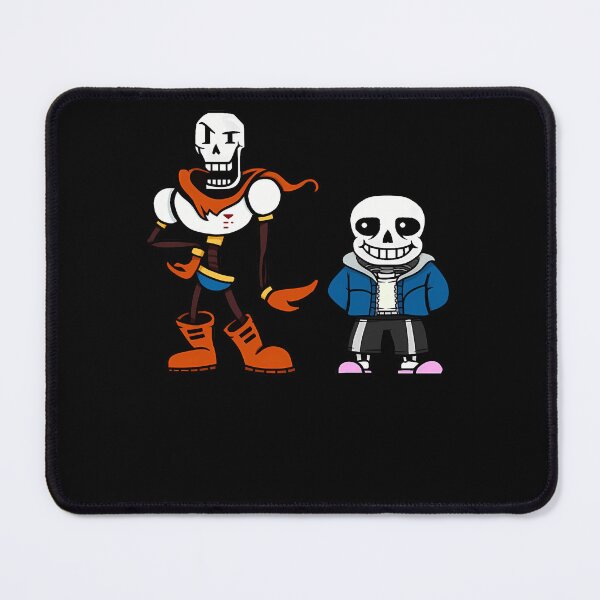 Item preview, Tall Skeleton Character With Orange Cape Standing Next To Short designed and sold by RedaSouq.