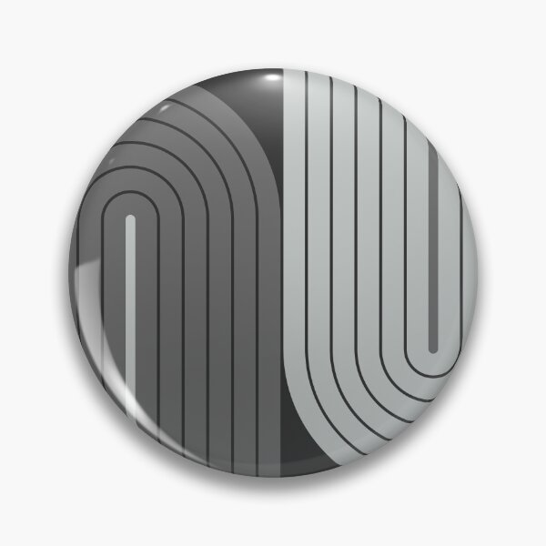 Artikelvorschau, Bogen und Linie Minimalistische Moderne Monochrome Kohle Geometrische Kunst entworfen und verkauft von nineFlorals.