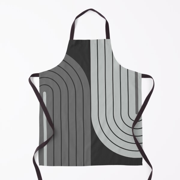 Item preview, Arch and Line Minimalist Modern Monochrome Charcoal Geometric Art designed and sold by nineFlorals.