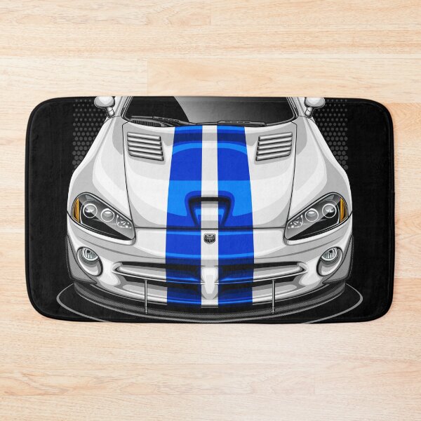 Item preview, Viper SRT 10 (Viper Bright White Stripes Blue) designed and sold by JioojiProject.