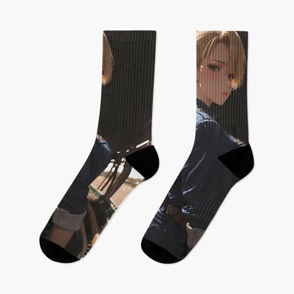 Item preview, Riza Hawkeye Fullmetal Alchemist Traje Azul Claro Dorado Vistazo designed and sold by B5fivemerch.