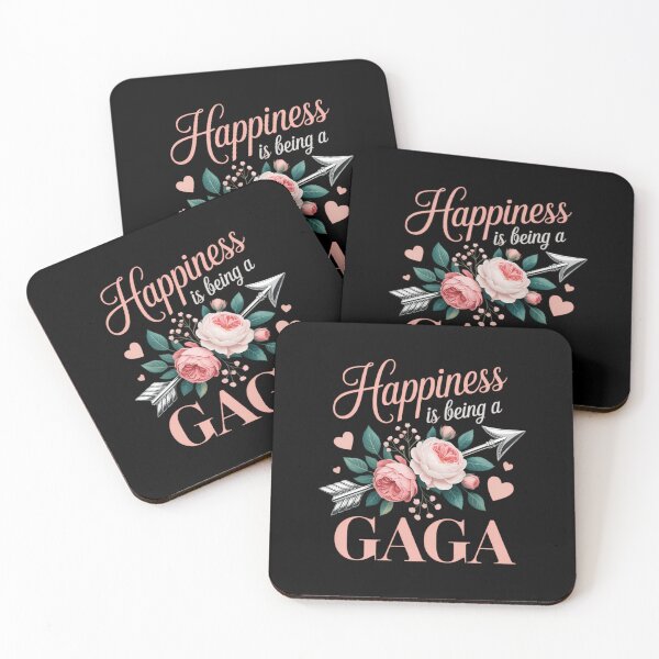 Item preview, Womens Happiness Is Being A Gaga Floral Decoration designed and sold by sailorjessiArt.