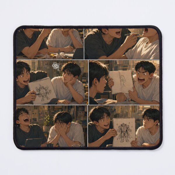Item preview, Student Life Cozy Reading Room Comic Print designed and sold by Grafititee.