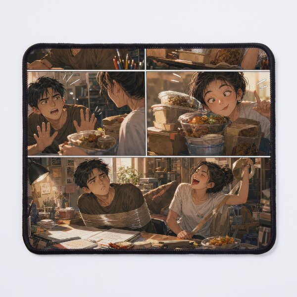 Item preview, Student Life Cozy Reading Room Comic Print designed and sold by Grafititee.