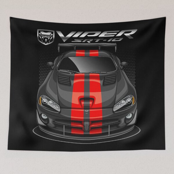 Item preview, Viper SRT 10 (Viper con franjas negras y rojas) designed and sold by JioojiProject.