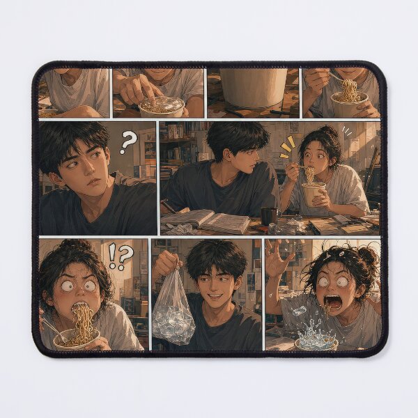 Item preview, Student Life Cozy Reading Room Comic Print designed and sold by Grafititee.