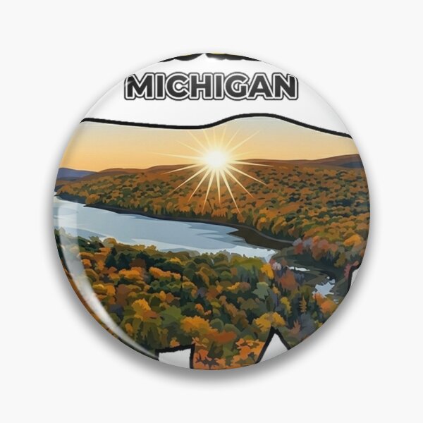 Item preview, Porcupine Mountains Michigan Bear Silhouette Vintage designed and sold by devonclemon.
