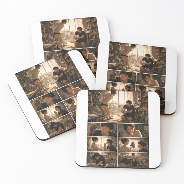 Item preview, Student Life Cozy Reading Room Comic Print designed and sold by Grafititee.