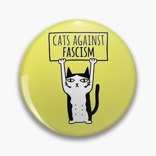 Item preview, Protest Cats Against Fascism Democats Antifa Meme designed and sold by PastelWingg.