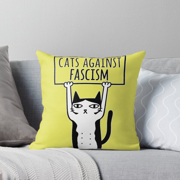 Item preview, Protest Cats Against Fascism Democats Antifa Meme designed and sold by PastelWingg.