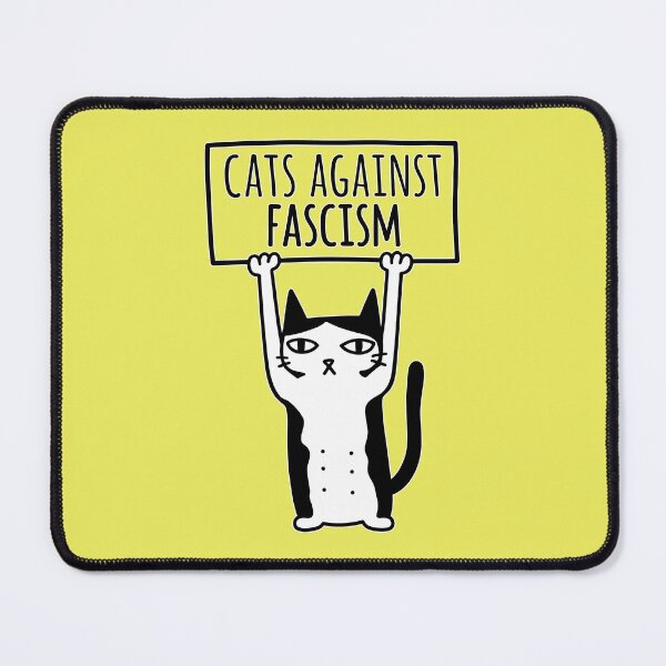 Item preview, Protest Cats Against Fascism Democats Antifa Meme designed and sold by PastelWingg.