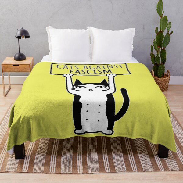 Item preview, Protest Cats Against Fascism Democats Antifa Meme designed and sold by PastelWingg.