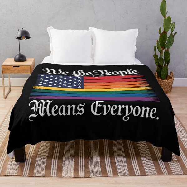Item preview, Womens We The People Means Everyone USA LGBT Equality designed and sold by sailorjessiArt.