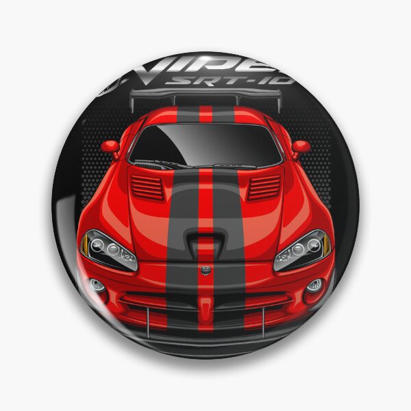 Item preview, Viper SRT 10 (Venom Red Stripes Black) designed and sold by JioojiProject.
