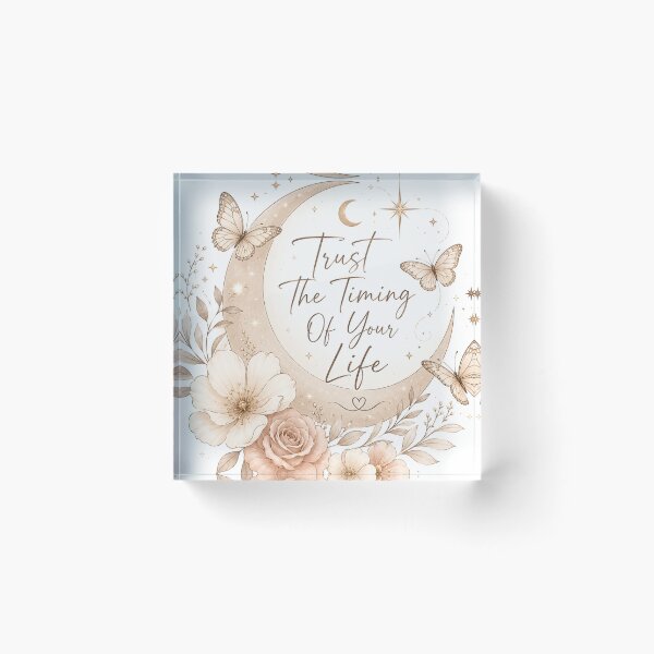 Item preview, Trust The Timing Of Your Life designed and sold by LiliMarieStudio.