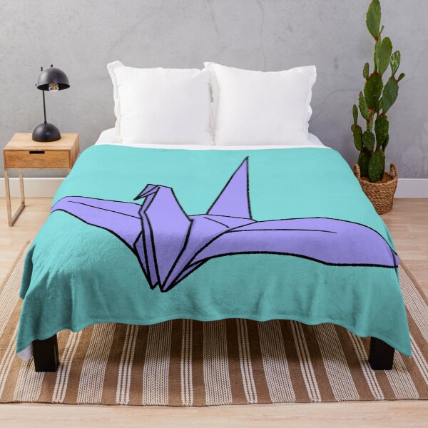 Item preview, Purple Origami Paper Crane Illustration designed and sold by ubborn.
