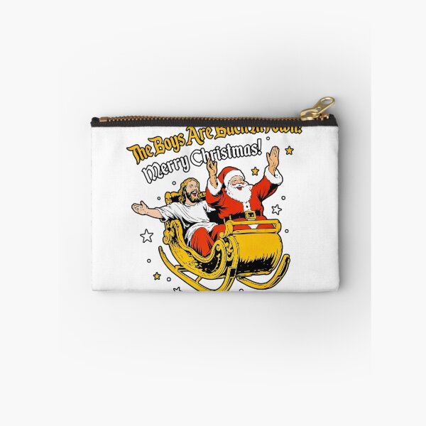 Item preview, Jesus And Santa Claus The Boys Are Back In A Town designed and sold by ILoveWeedLive.