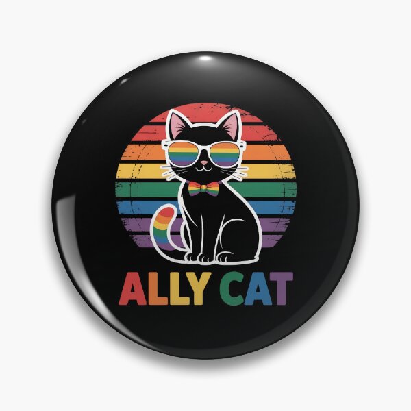 Item preview, Ally Cat Rainbow Pride Sun designed and sold by NewtonCraig.
