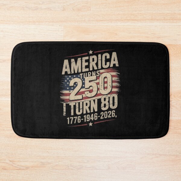 Item preview, America Turns 250 I Turn 80 designed and sold by WiktorWarta.