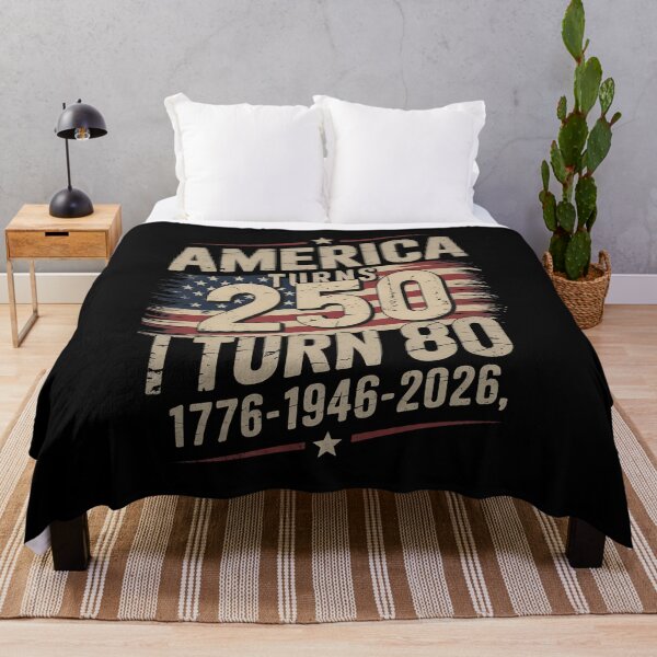 Item preview, America Turns 250 I Turn 80 designed and sold by WiktorWarta.
